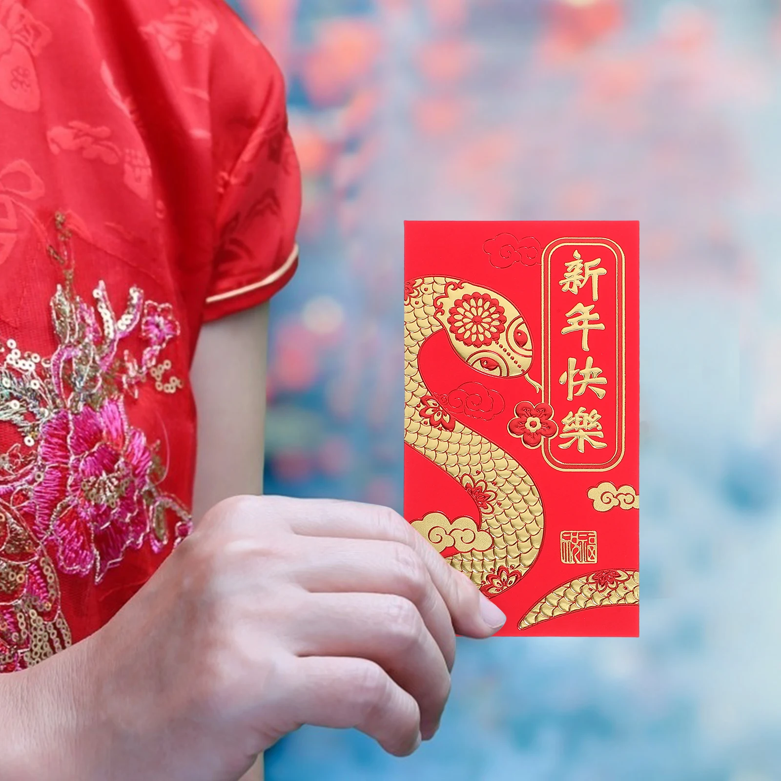 

36 шт., китайские новогодние денежные мешки, конверты для денег Lai Feng, бумажный декор, красные конверты