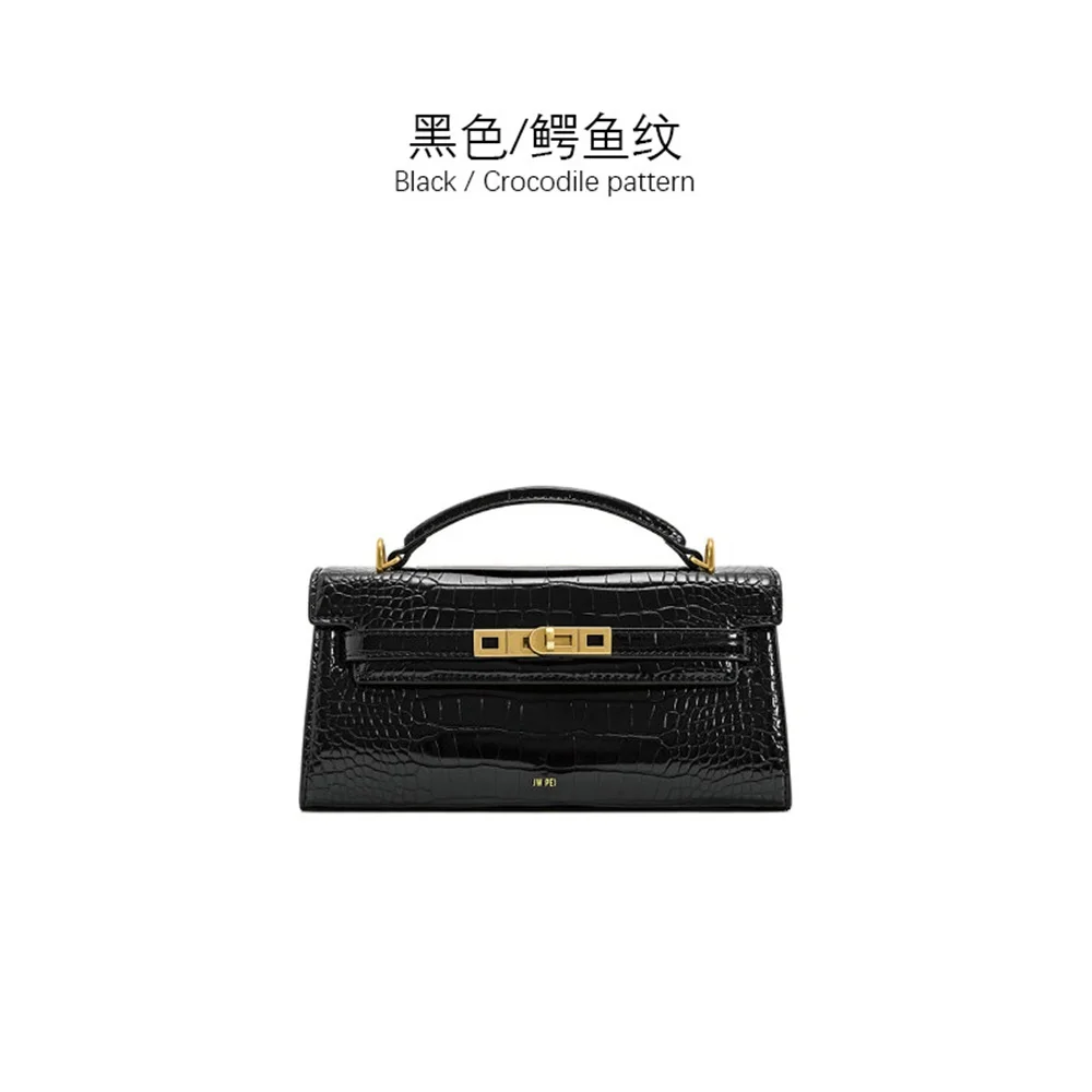 JW PEI Handtasche mit Krokodilmuster – neue hochwertige Luxus-Umhängetasche für Damen, Crossbody-Tasche