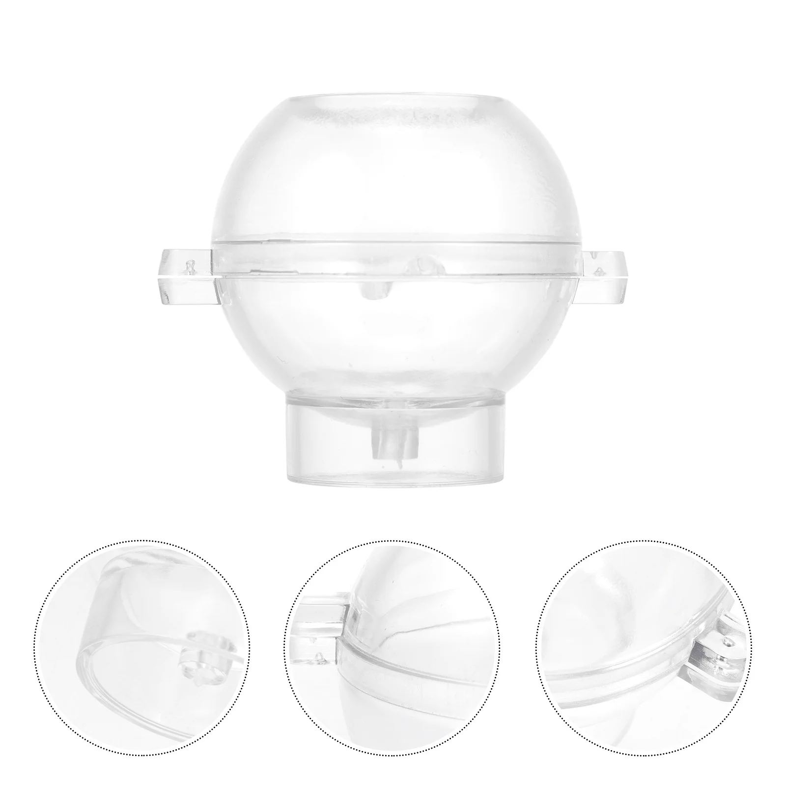 

1pc Ball Shape Mold High Transparent Heat Resistant Diy Making Tool For Wedding Christmas Decor Round Container