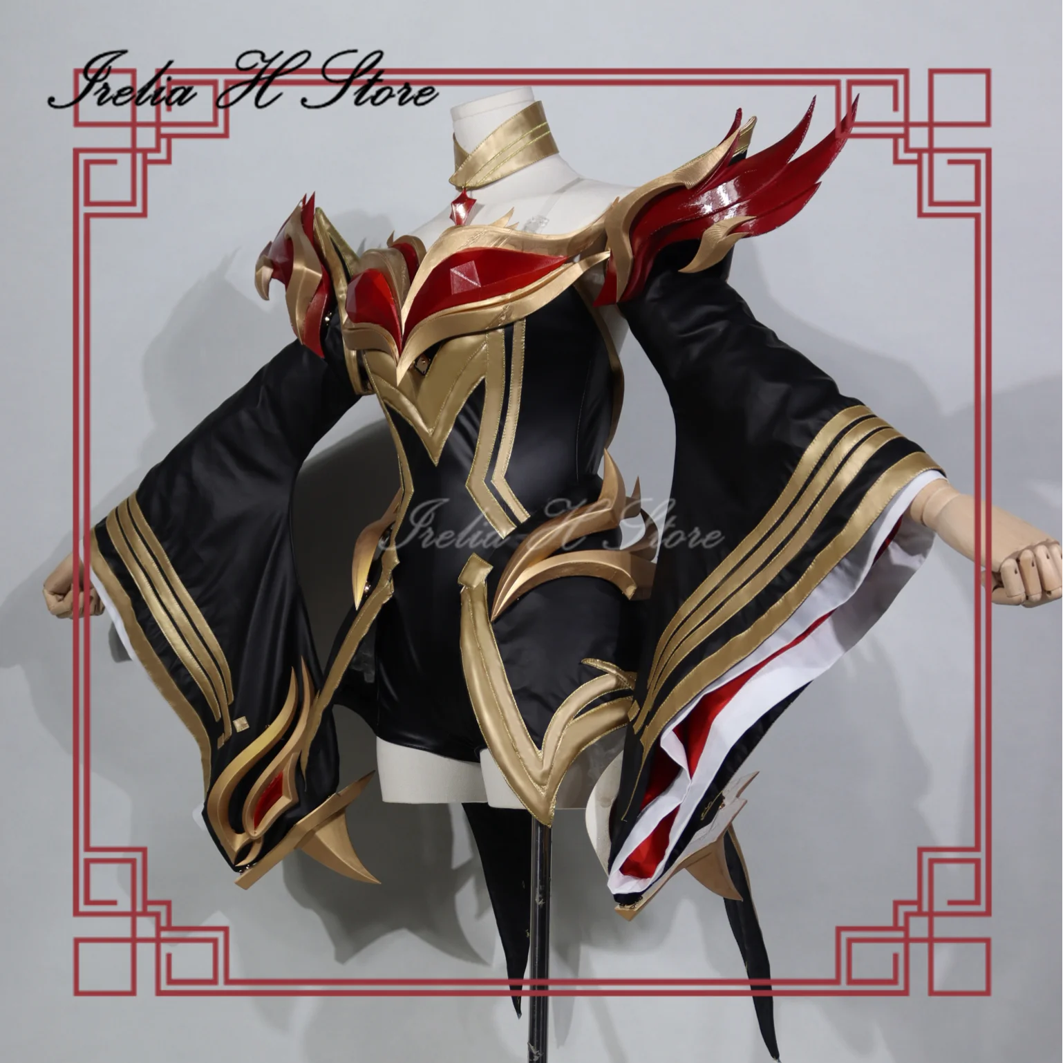 Irelia H Store Inmortal Ahri LOL Inmortal ahri Cosplay Costume for women Halloween party dress with ball high quality image 3