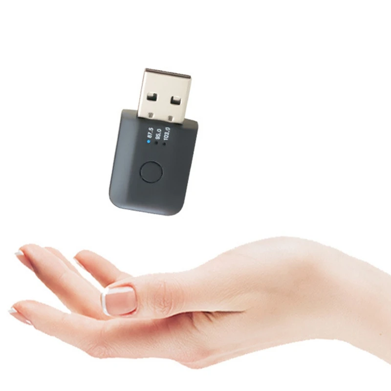 سيارة بلوتوث 5.1 FM جهاز ريسيفر استقبال وإرسال يدوي مكالمة صغيرة USB بلوتوث سيارة عدة الارسال السيارات اللاسلكية سيارة محول الصوت