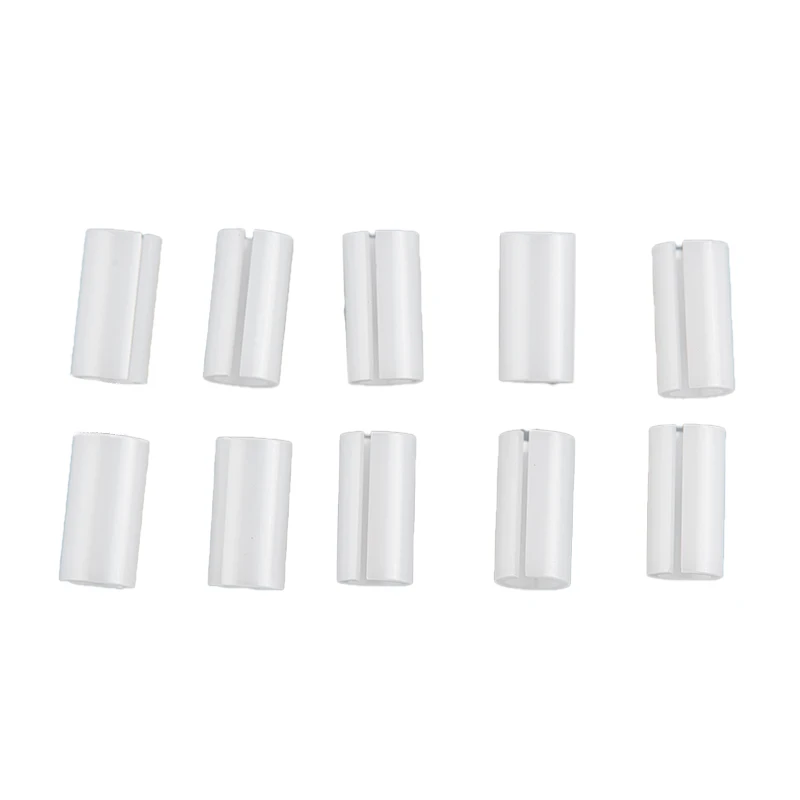 10Pcs/set 7mm Fiber Optic Laser Sleeve Visual Fault Locator Ceramic Tube Replacement Repair Accessories High Quality
