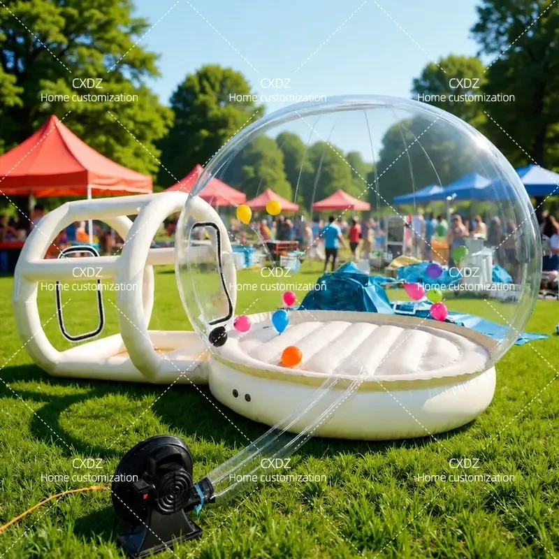 Inflatable Transparent Bubble House Closed Air Bouncing Tent Small Balloon Party Tent Hot Selling Cross Border