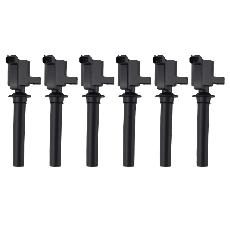 6 piezas 1L8Z12029AA UF406 Bobina de encendido para Ford Maverick 3.0 V6 24V 2001 Camioneta ligera Escape Mazda 6 MPV II Tribute 1R8E12A366AC