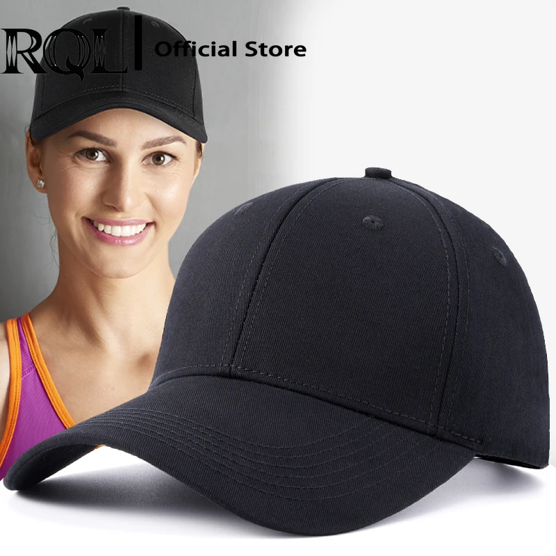 

11cm Extra Long Brim Baseball Cap for Women Men Sun Hat High Crown Solid Combed Twill XXL Oversize Trucker Hat Fitted Structured