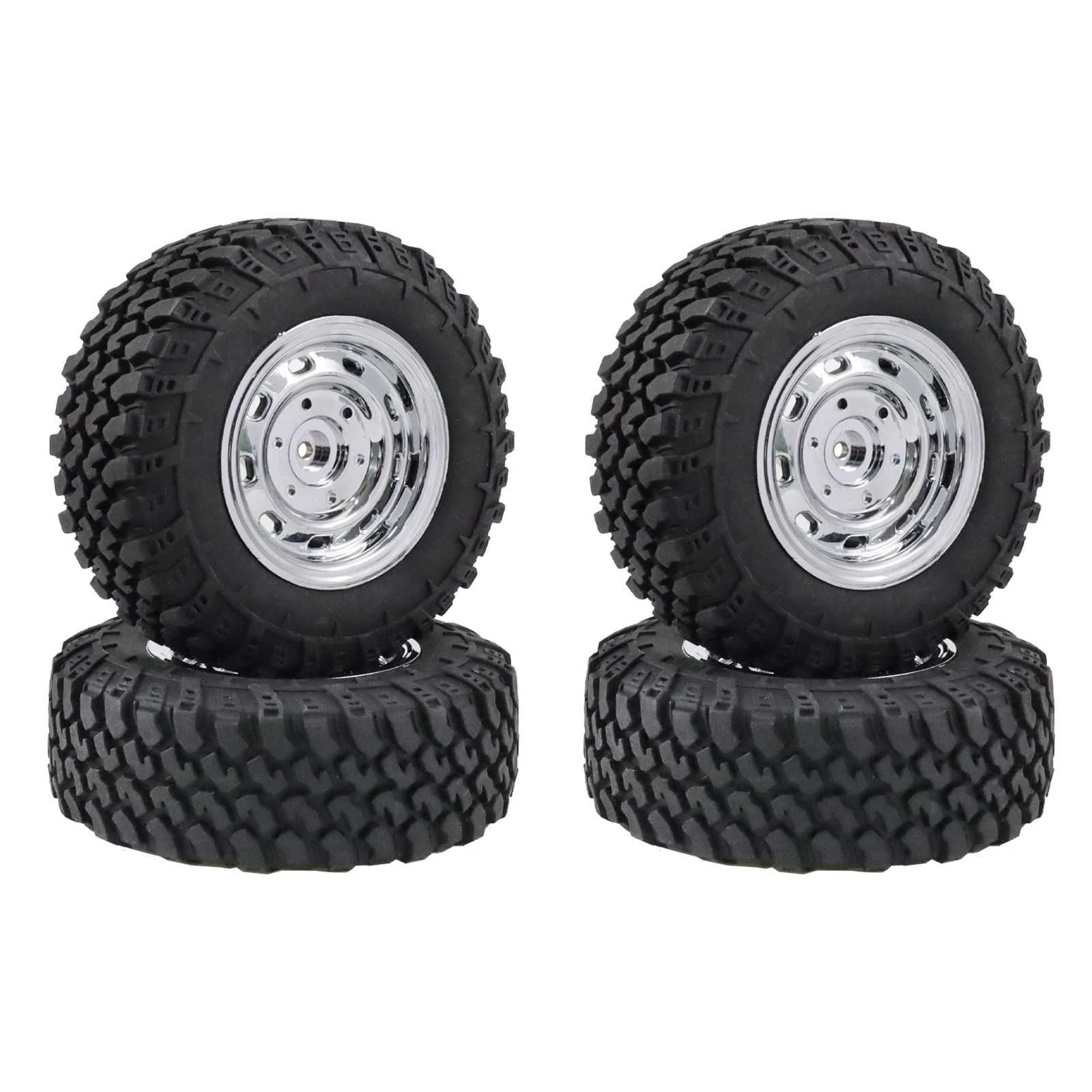 5mm Hex MN99S Rubber RC Wheels for MN98 MN82, WPL C24-1 B36 D12 C64 D74-1 Off Road Car Upgrade, High-Performance RC Tire
