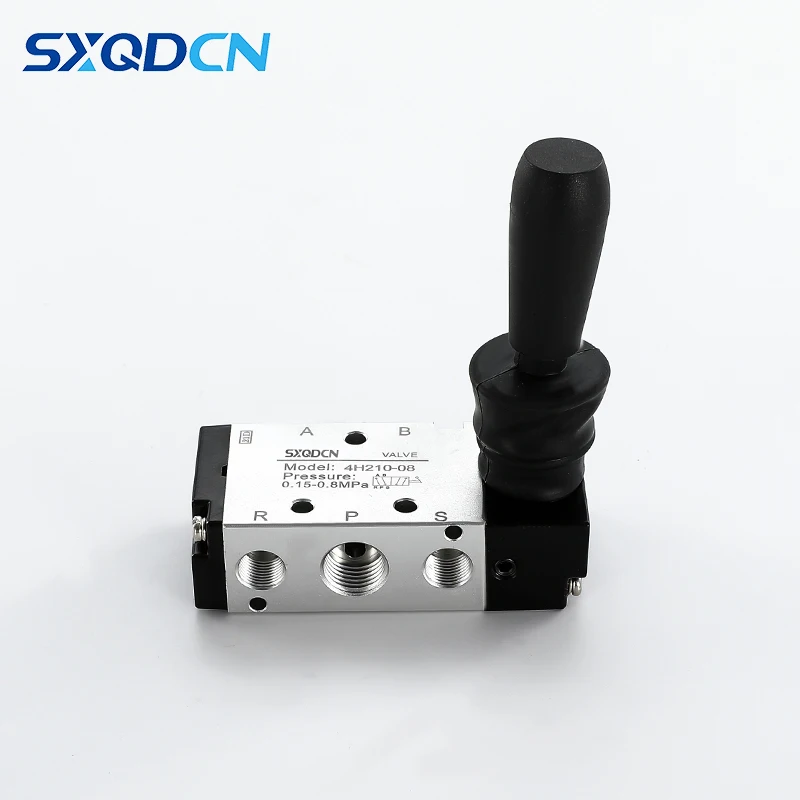 4H210-08 Airtac Type  5/2 Way Hand Control Manual Pneumatic Valve