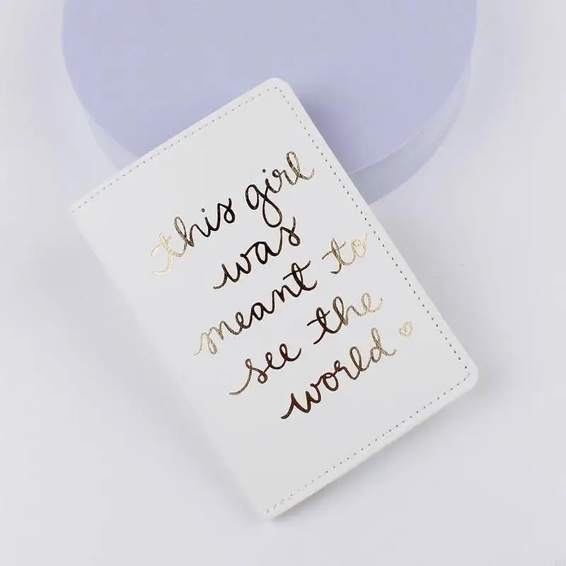 

340D Lover Couple Holder Card Cover Letters Hot Stamping for Women Men