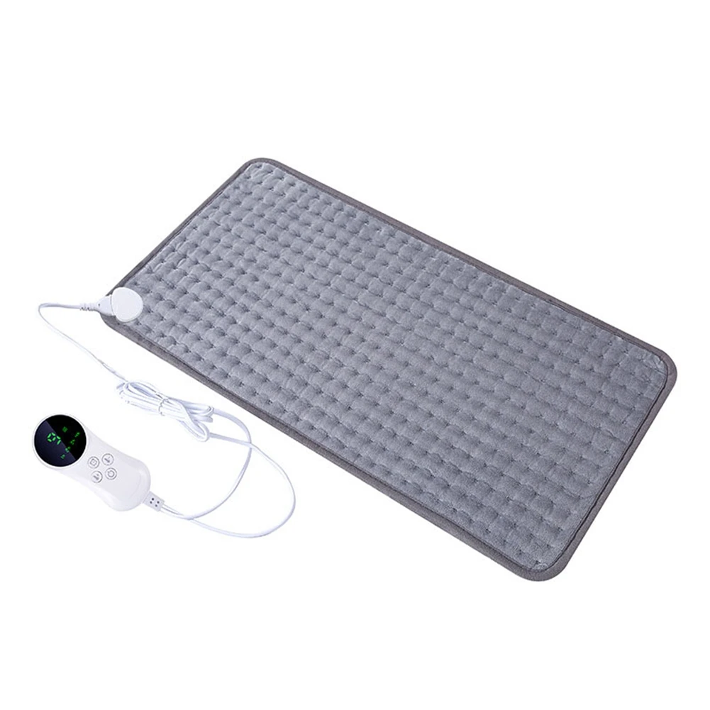 A77K 30x60cm Electric Heating Blanket Heating Pad Body Warming Blanket Wet Compresses Abundance Heating Pad US Plug