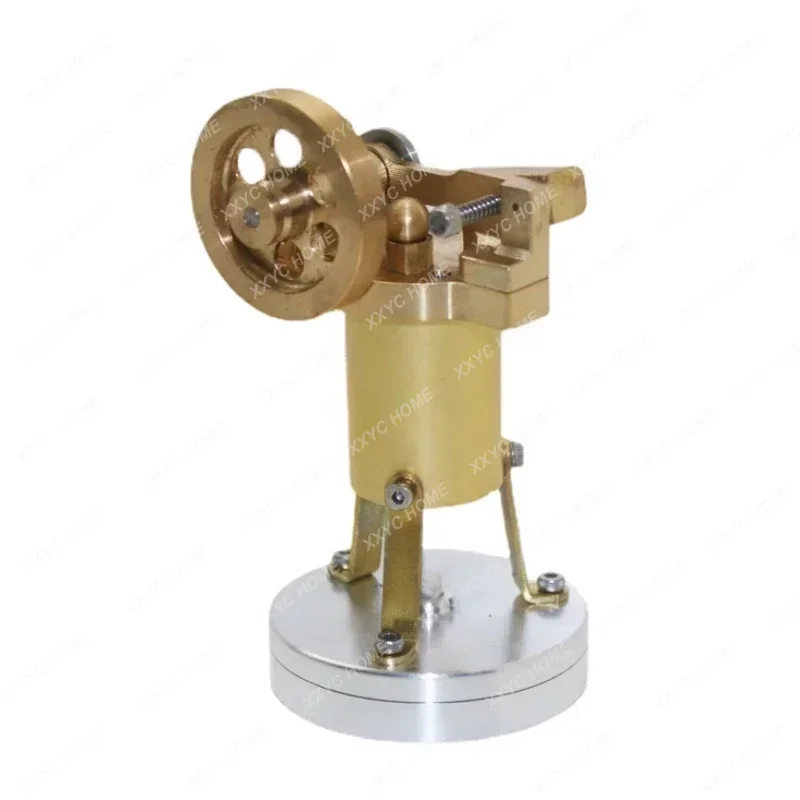 S06 Mini Steam Engine Model Safety Valve Brass Stirling Steam Engine Toy Collectible Gift