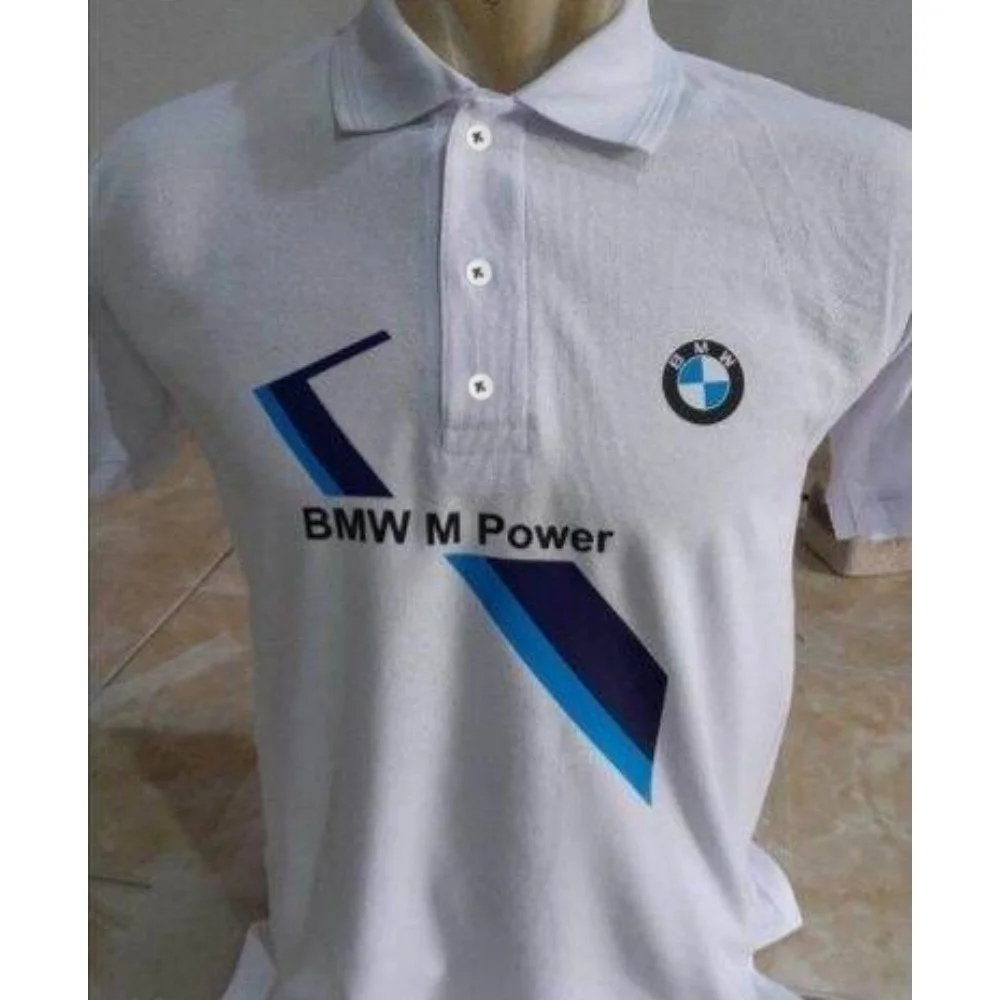 

2025-26 BMW Fashion Design Men's Short Sleeve Button Up Polo Shirt Top BMW Summer Comfortable Cool Collar Short Sleeve Cardigan