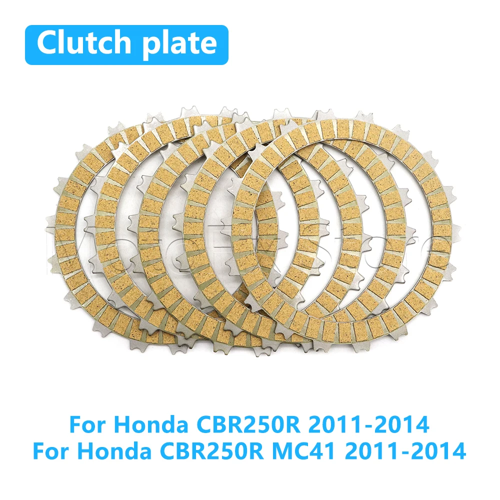 

Motorcycle Accessories Clutch Plate Friction Disc Kit For Honda CBR250 R CBR250R MC41 2011 2012 2013 2014