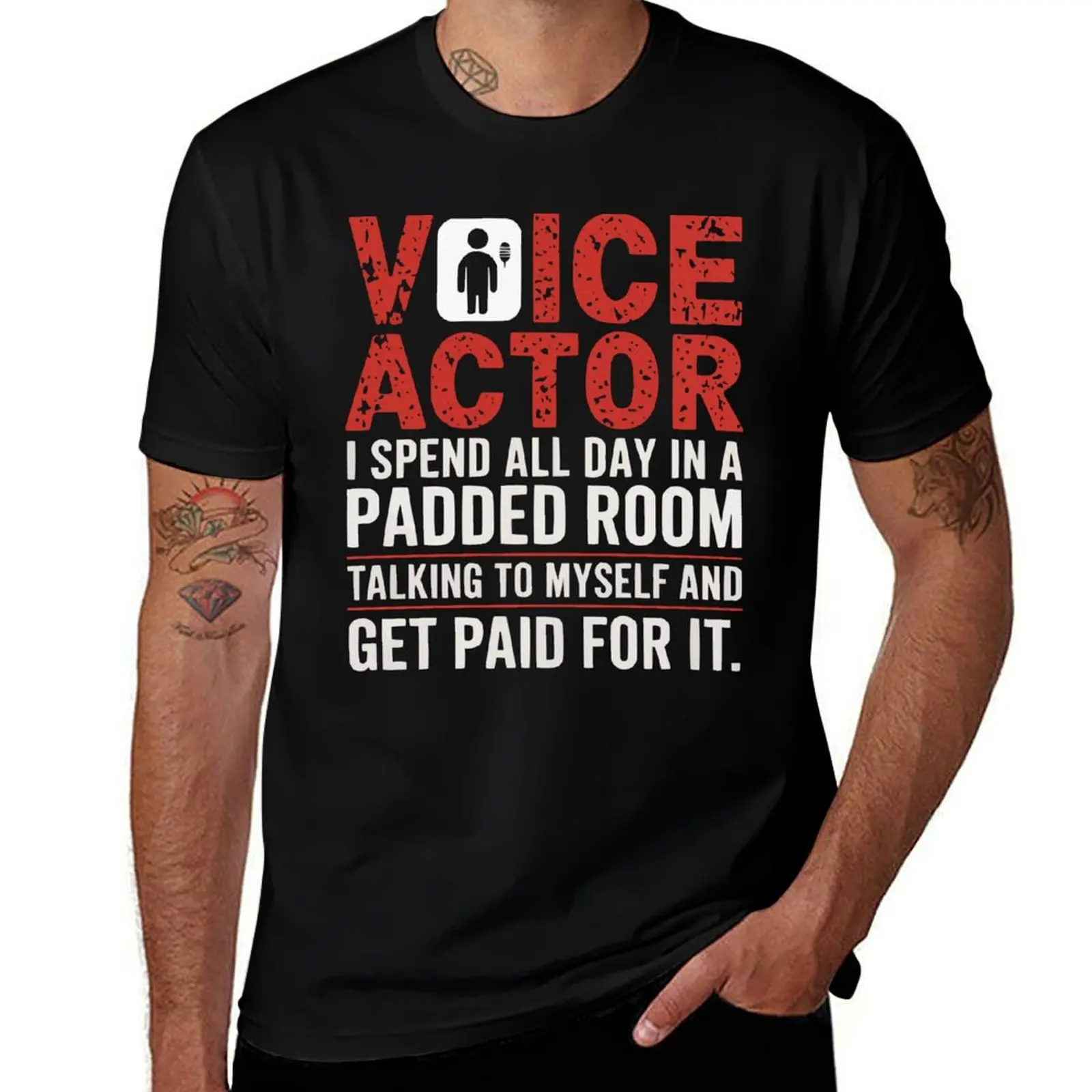 Voice Actor i Spend for it T-Shirt Lightweight Gym Training T-Shirt