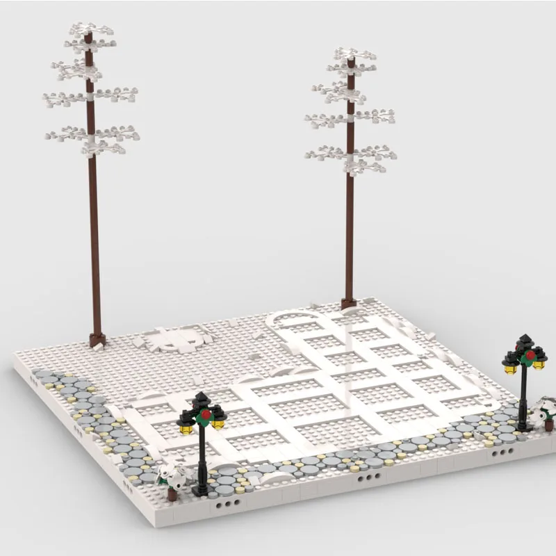 4622pcs MOC Winter Village Display Set Home Alone Seasonal Model Building Blocks Living Room Decor Home Decor Display Model Gift