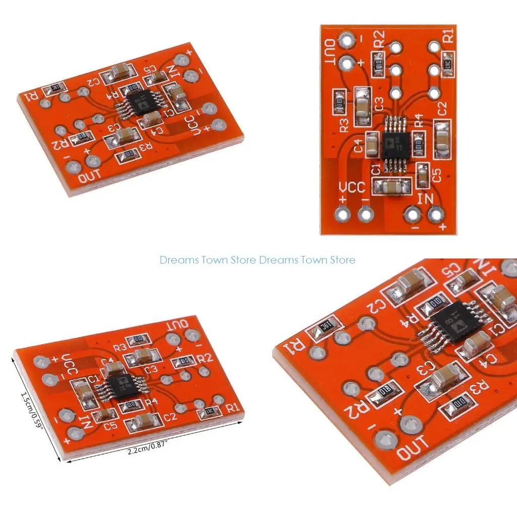 HX6A SSM2167 Microphone Preamplifier Board Low Noise Compression Module for DC 3V-5V