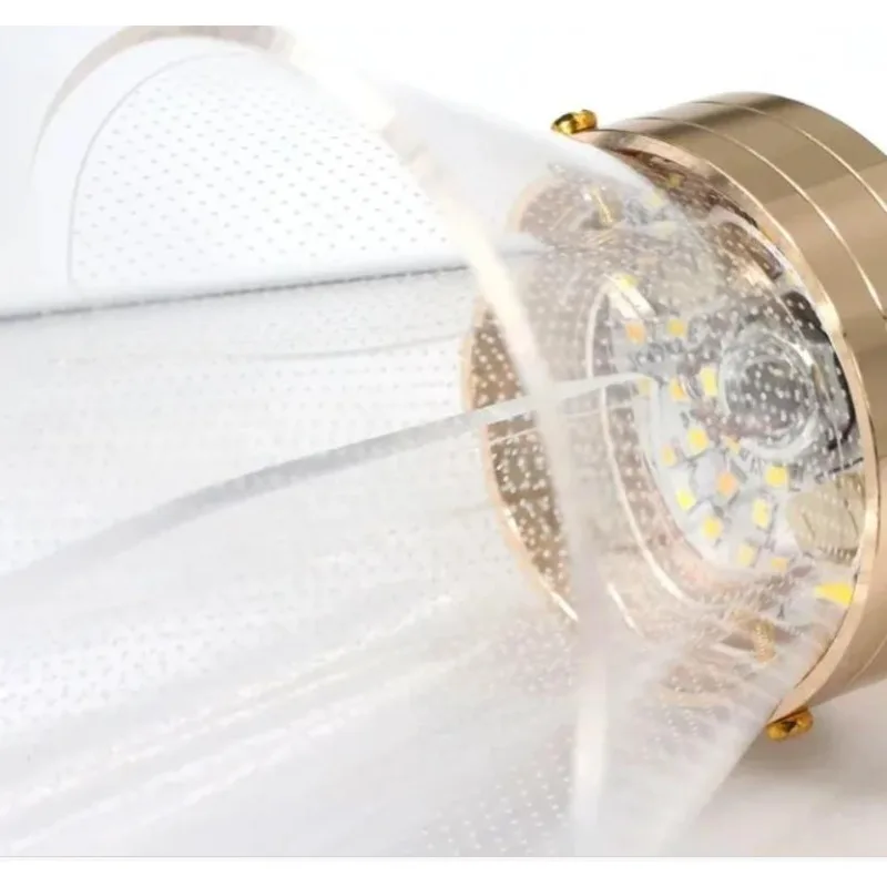 

Modern Creative LED Chandelier Lighting Duplex Rotating Staircase Light Guide Hanging Living Room Luxury Chandelier