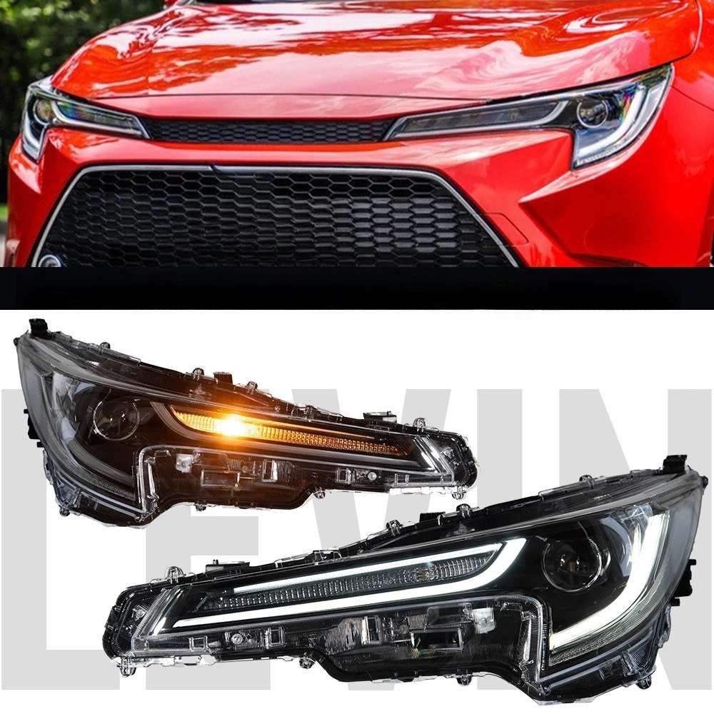 LED Bi‑Beam Projector Headlight Assembly For Toyota Levin 2019‑2023, High‑Upgrade Wide‑Angle LED Head Lamp Replacement Part