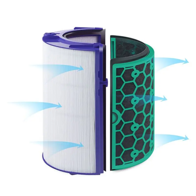 ~Upgraded 2026-1 Pair HEPA Filter for Purifier HP04 HP05 TP04 TP05 DP04 HEPA Carbon Cloth Filter Screen Replacement-B