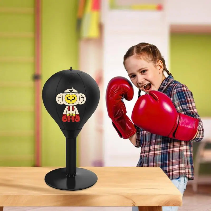 

Freestanding Punching Bag Tabletop Boxing Punching Bag Hand-Eye Coordination Workout Kit Boxing Gear Sports Trainer For Home Gym