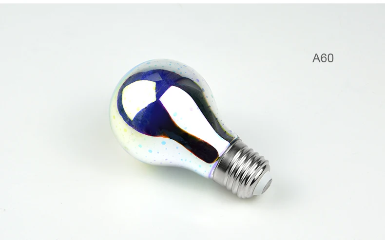Room 3D Colorful Desk Decor Retro Effect LED Bulb E27 Vintage LED Light Bulb Wedding Nightlamp ST64 A60 G80 G95 G125
