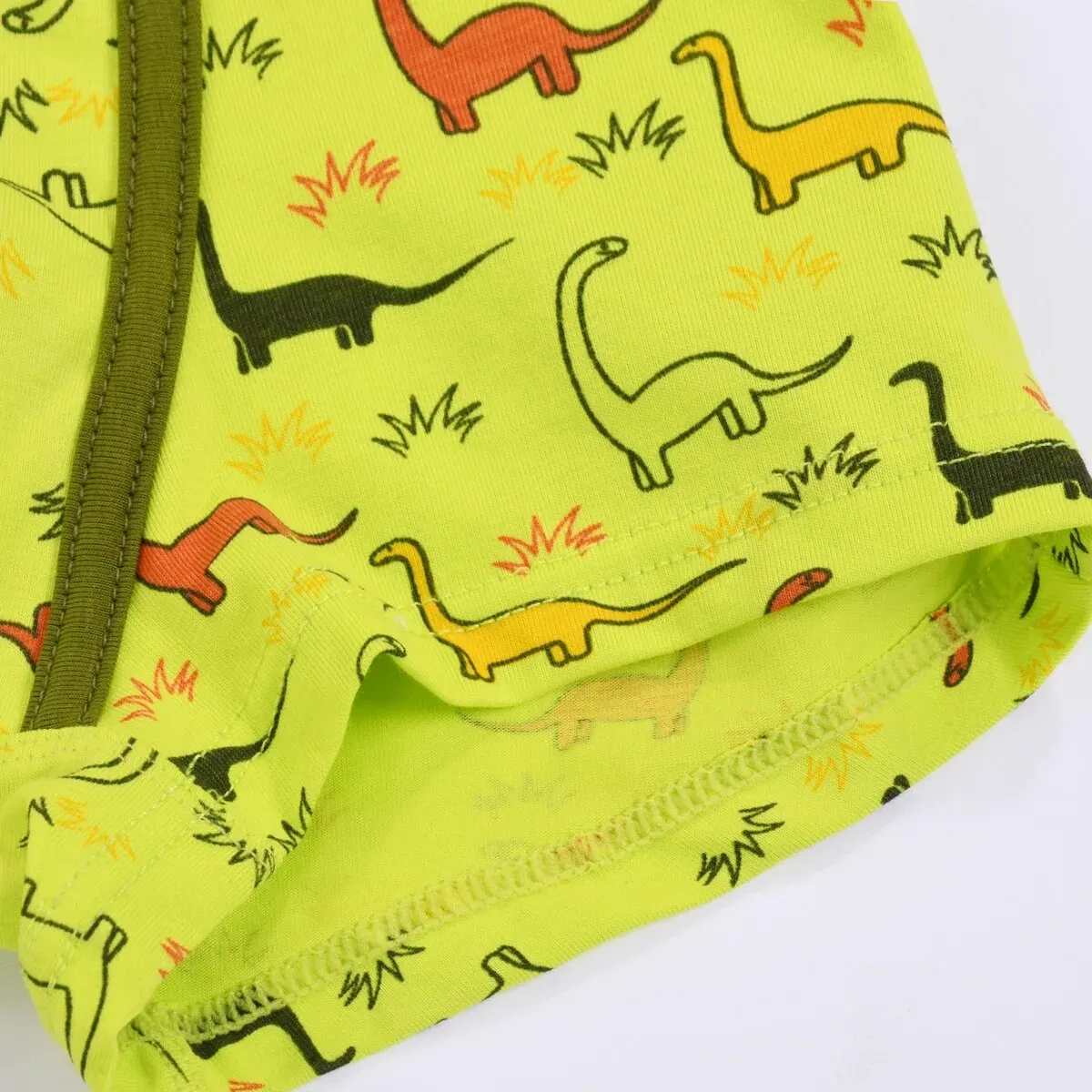 5Pcs Boys Cute Cartoon Pattern Comfortable Cotton Boxers Elastic