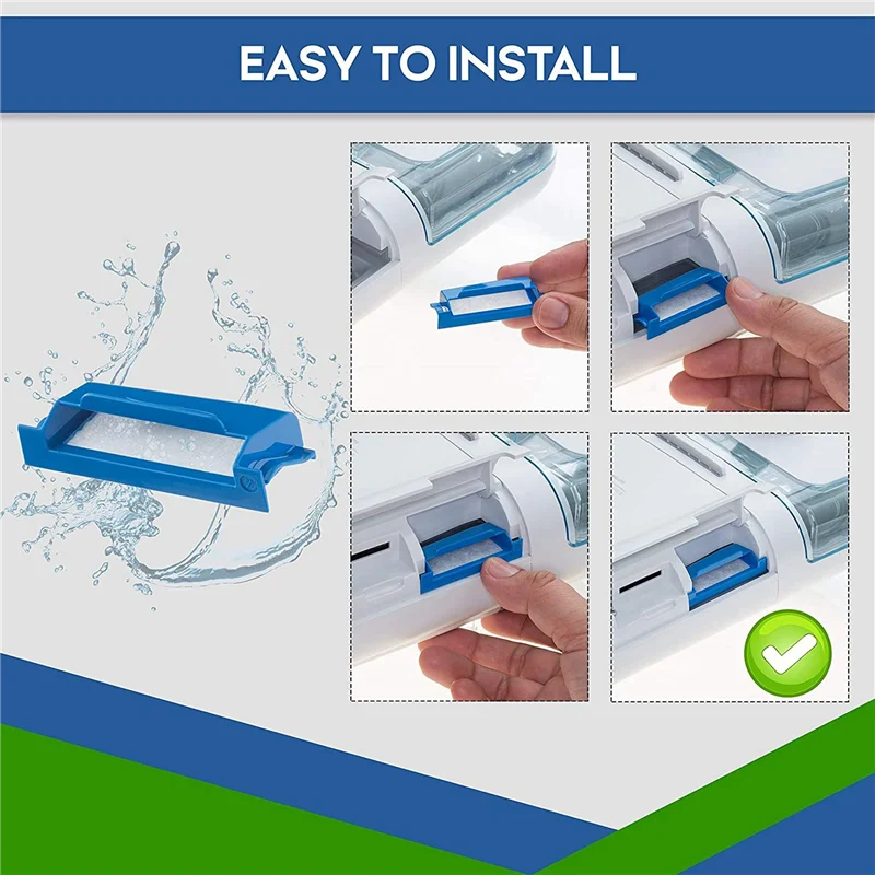 تتضمن مجموعات مرشح ABZA لـ Respironics لـ Dreamstation 12 مرشحًا قابل لإعادة الاستخدام و36 مرشحًا فائق الدقة يمكن التخلص منه