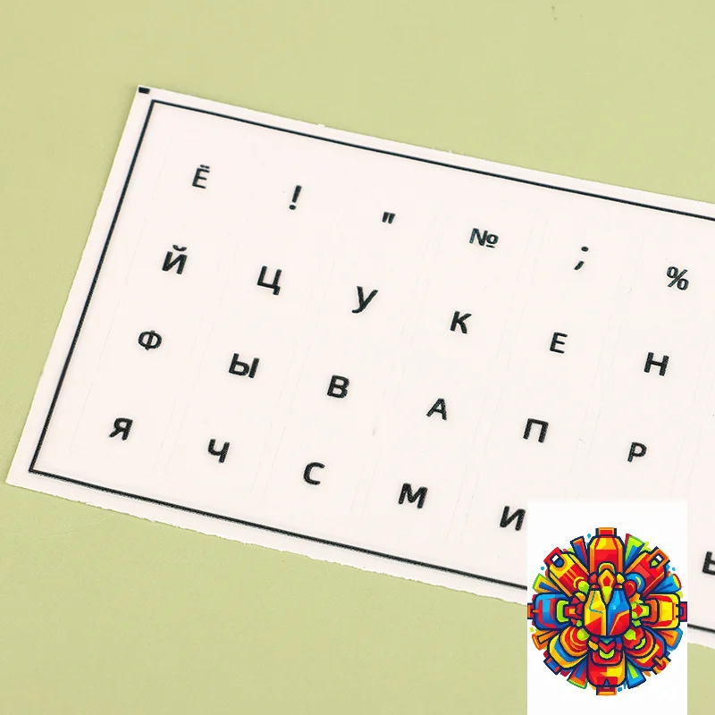 Keyboard Sticker Desktop Laptop Key Sticker Single Film Universal Side Engraving Sticker