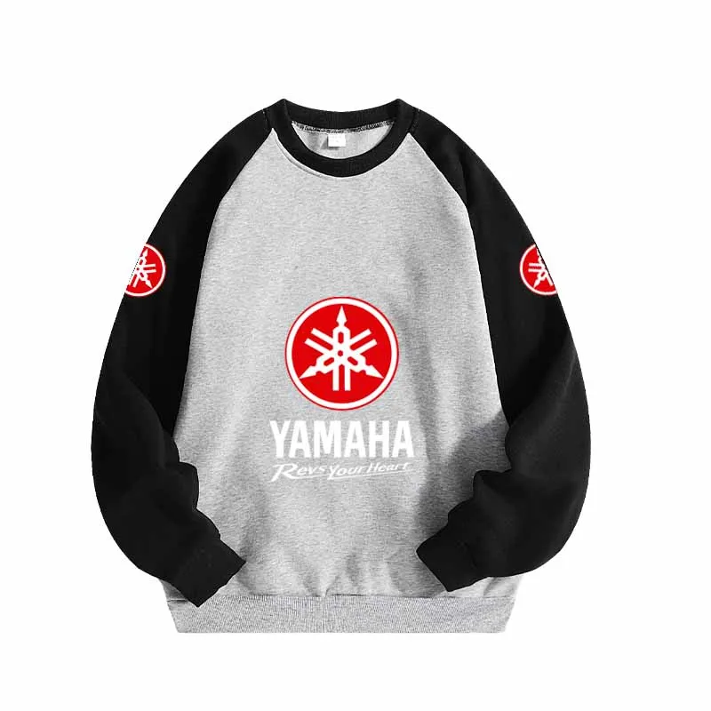 2026YAMAHA logo Spring Autumn Fashion Men's and  Pullover Supernatural Loose Casual Style Sportswear Clothes O-Neck Sweatshirt