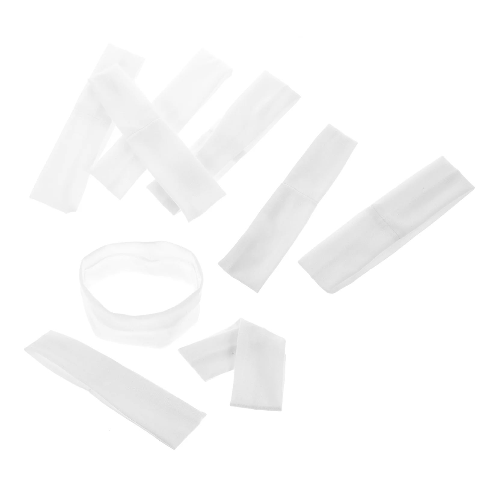 

10 шт. эластичные впитывающие пот спортивные повязки на голову дышащие повязки для волос для фитнеса повязки на голову для спортзала повязка на голову для бега, йоги