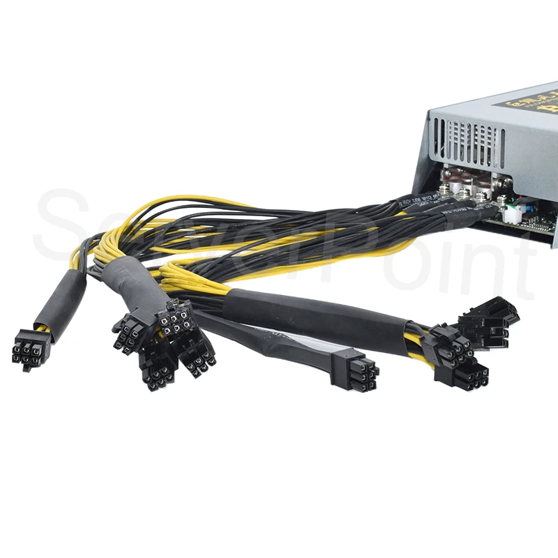 2000w 2500w etc rvn equipamento de mineração fonte de alimentação 2u único canal mineiro gpu psu 10x6pin eficiência dispositivo para btc antminer s7 s9