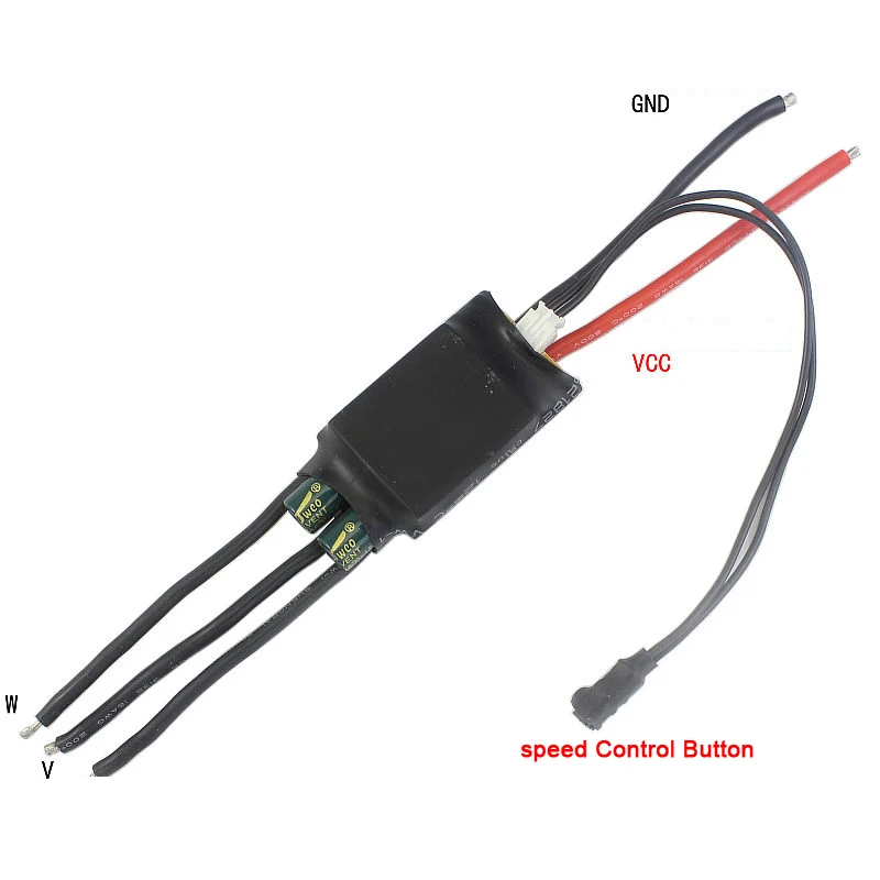 Imagem -02 - Brushless Motor Hall Control Phase ac dc Motor Brushless Drive 05v Plc Girar Controlador ar Água Bomba de Óleo Ventilador 12v 24v 12a