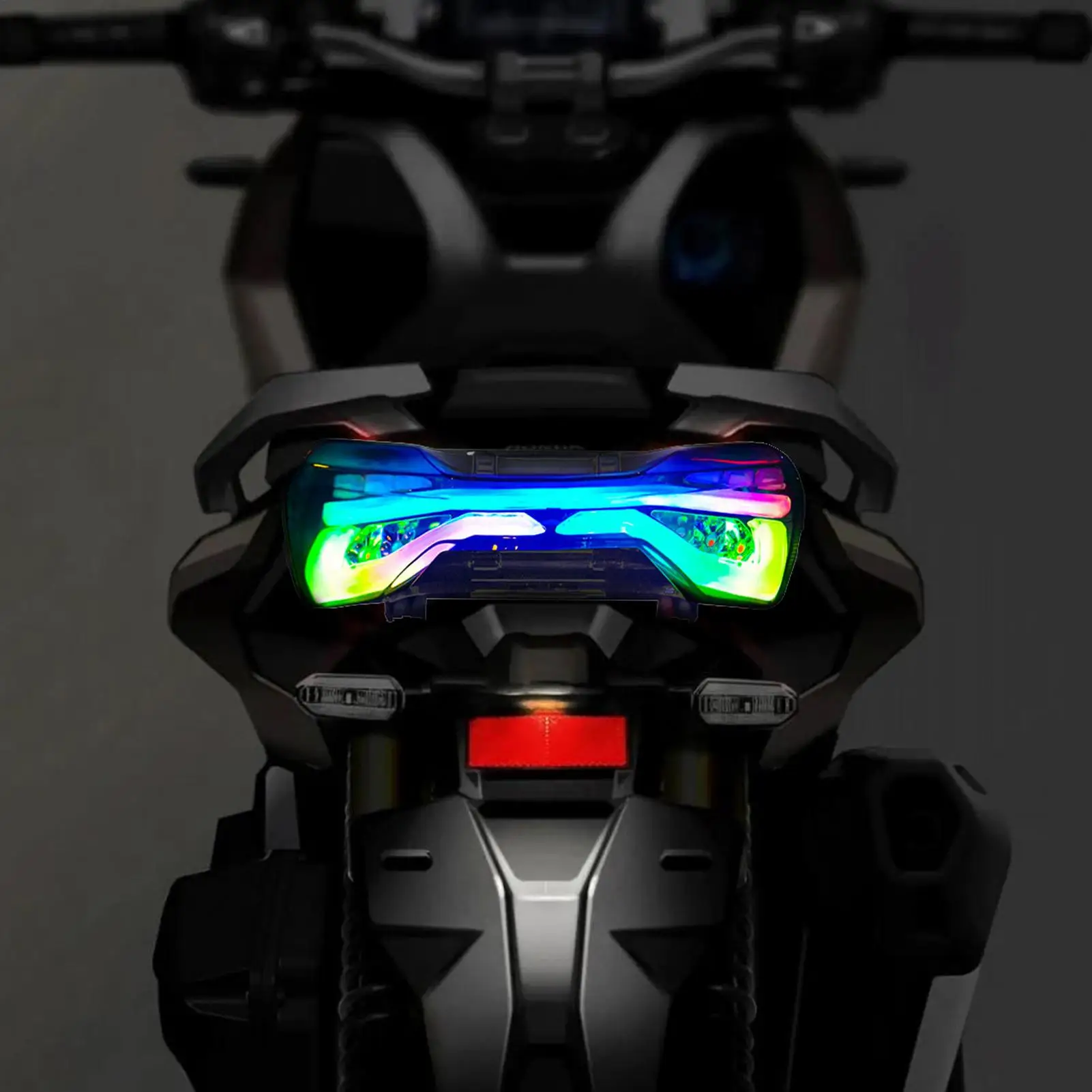 

ForHonda ADV160 A-DV150 Motorcycle Led Tail Light Motorcycle Safety Warning Lights High Brightness Anti-Collision Taillight