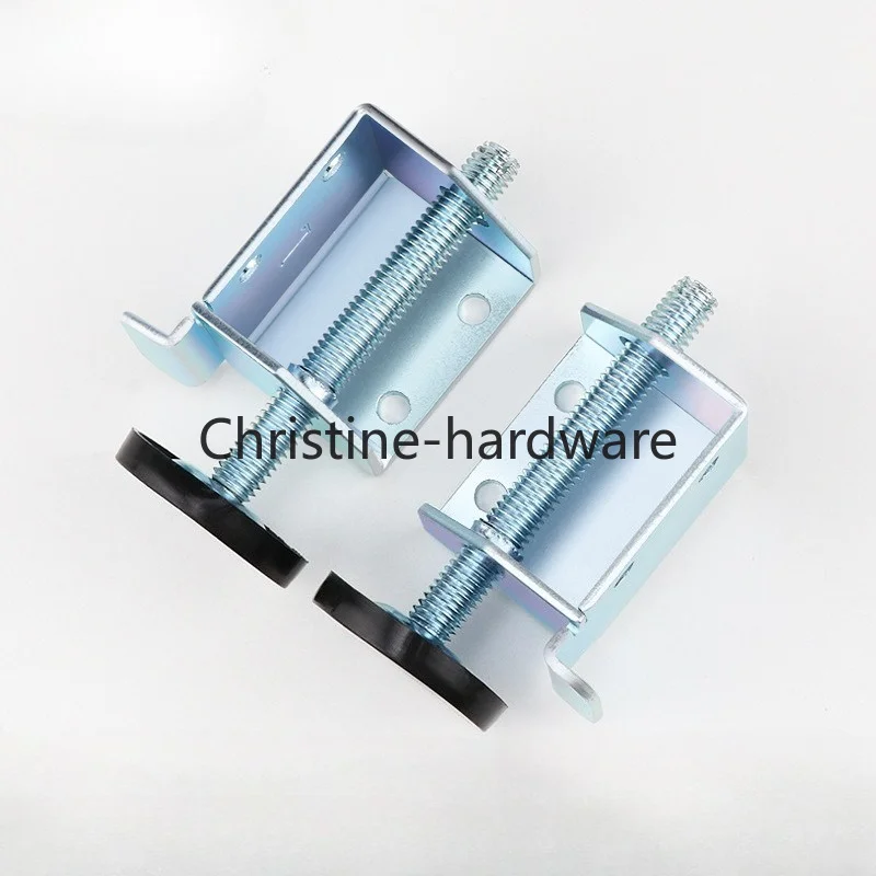 4PCS Wardrobe Adjustable Foot Platform Foot Level Adjustment Support leg Furniture Sidev Mounted Foot Pad Screw Hardware