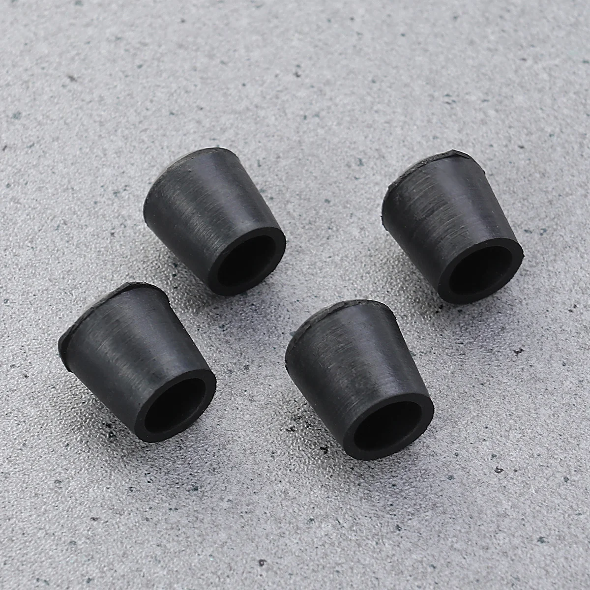 

4pcs Chair Caps Black 12Mm Rubber Round Tips For Furniture Table Legs Protection Floor Scratches Dents Prevention Chair Leg