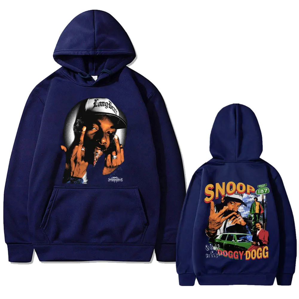 Rapper Snoop Dogg Graphic Hoodie Men Women Fashion Casual Vintage Hooded Sweatshirt Men's Hip Hop Oversized Pullover Tracksuit