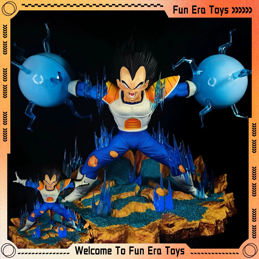 

Dragon Ball Z 25 см в наличии Аниме Фигурка Noble Saiyan Prince Vegeta Super Saiyan YS Фигурки Статуи Модели Игрушки Украшения Подарки