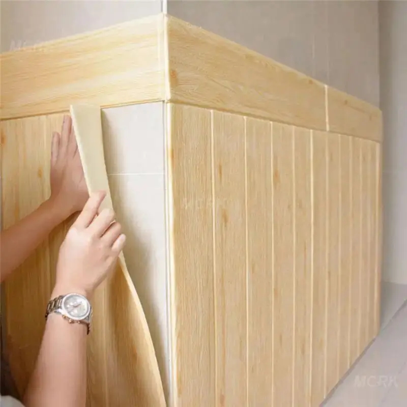 A53Q-20Pcs 3D Wall Stickers Brick Self Adhesive Wallpaper Panels Home Decor Sticker,35X35cm Easy To Use ,B