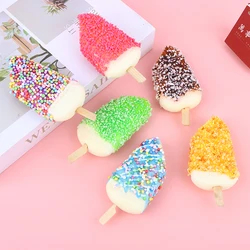 1Pc Simulation Ice Cream PU Artificial Food Children Toys Wedding Party Bakery Dessert Window Decoration Photography Prop