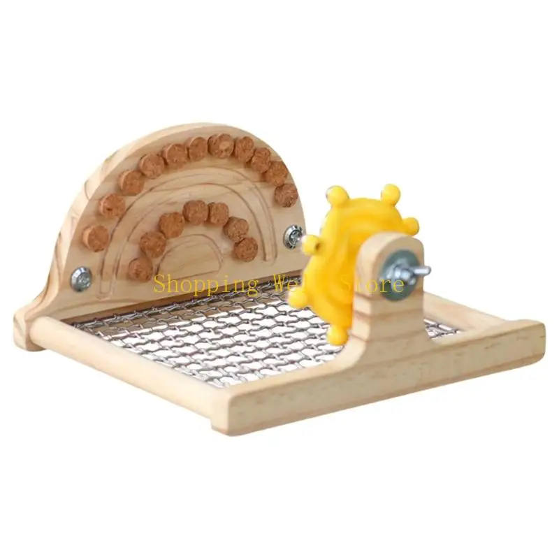 

KX4B Жевательная пробковая игрушка для попугаев с решетчатым основанием, украшение для птичьей клетки