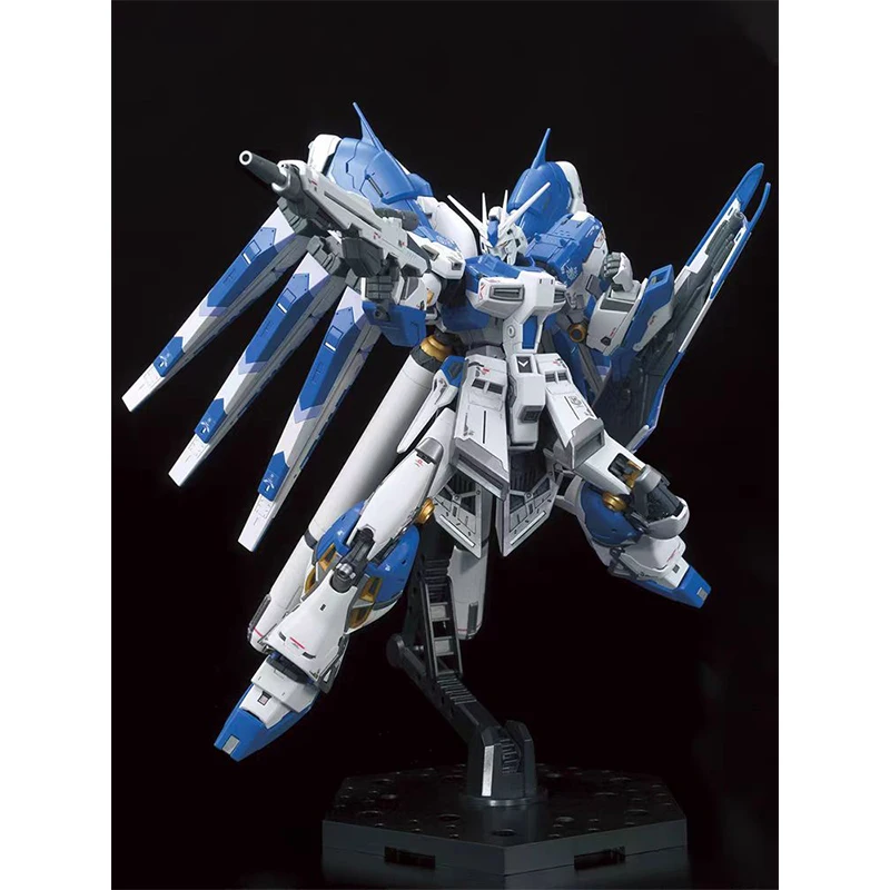 Bandai 1/144 Scale RG(36) Hi-Nu Gundam RX-93-v2 Hi-v Mobile Suit Model Kit Action Figure Model Collectible Gifts for Children