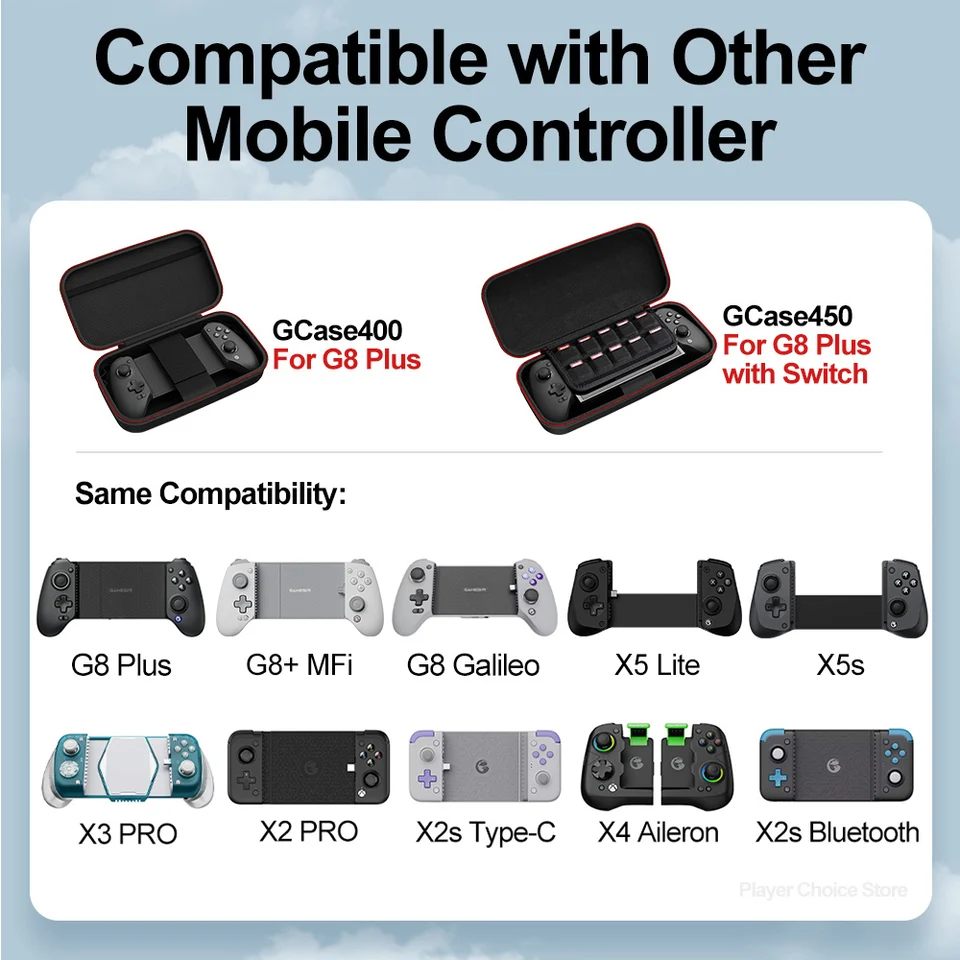 GameSir G8 Plusキャリングケース G8 Galileo X5 Lite X5s G8+ MFi