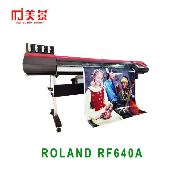 Second Hand Used Roland Rf640 Printer For Printing Shops And Advertising Company Eco Inkjet Printer