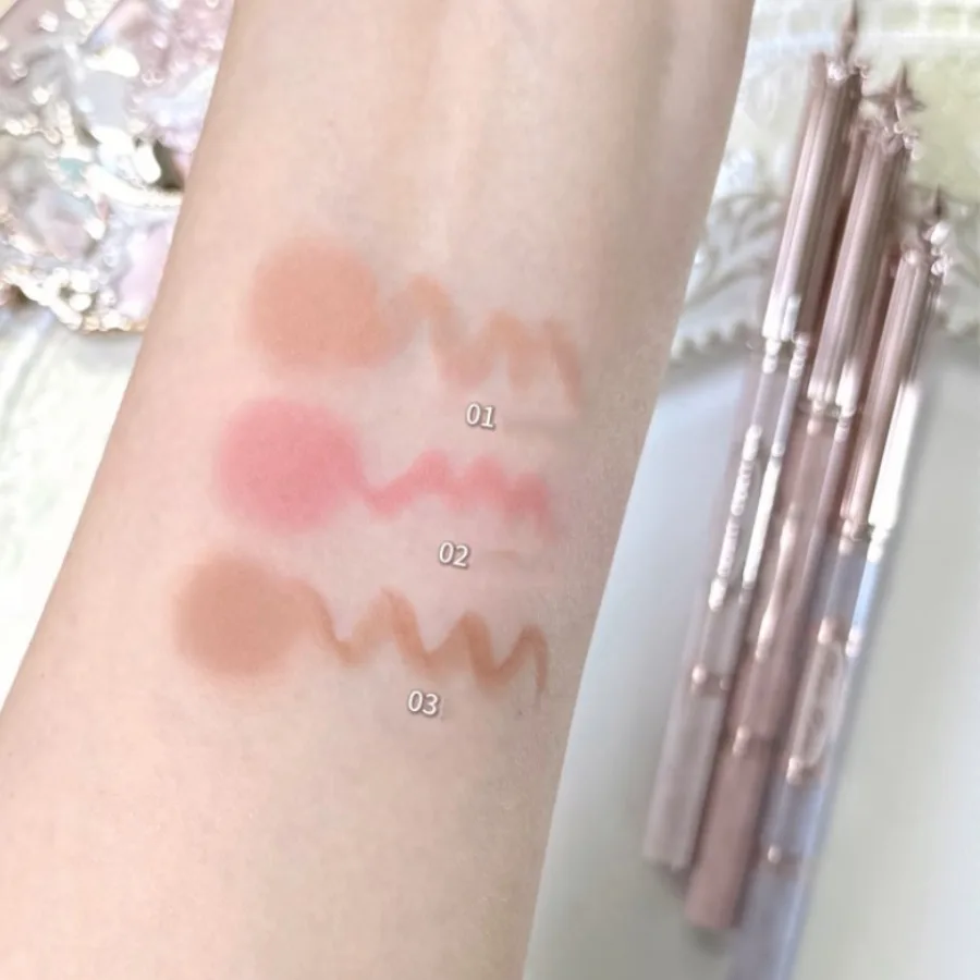 Flowerknows Knight Unicorn Lipliner Stift Samt-Matter Lippentint, Langanhaltender Nicht-Austrocknender Lippenkonturenstift, Hochpigmentierter Natürlicher Lippenstift