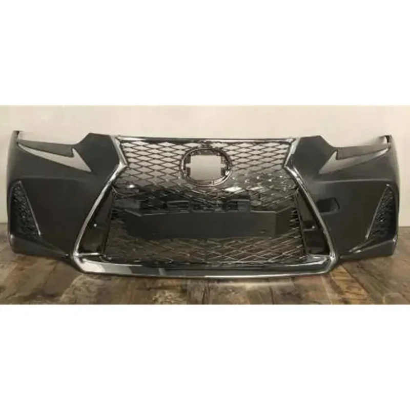 قطع غيار السيارات المعدلة لسيارة لكزس IS 2017 تتغير إلى طراز F-Sport يتضمن المصد الأمامي مع مصابيح أمامية لين واحدة #2