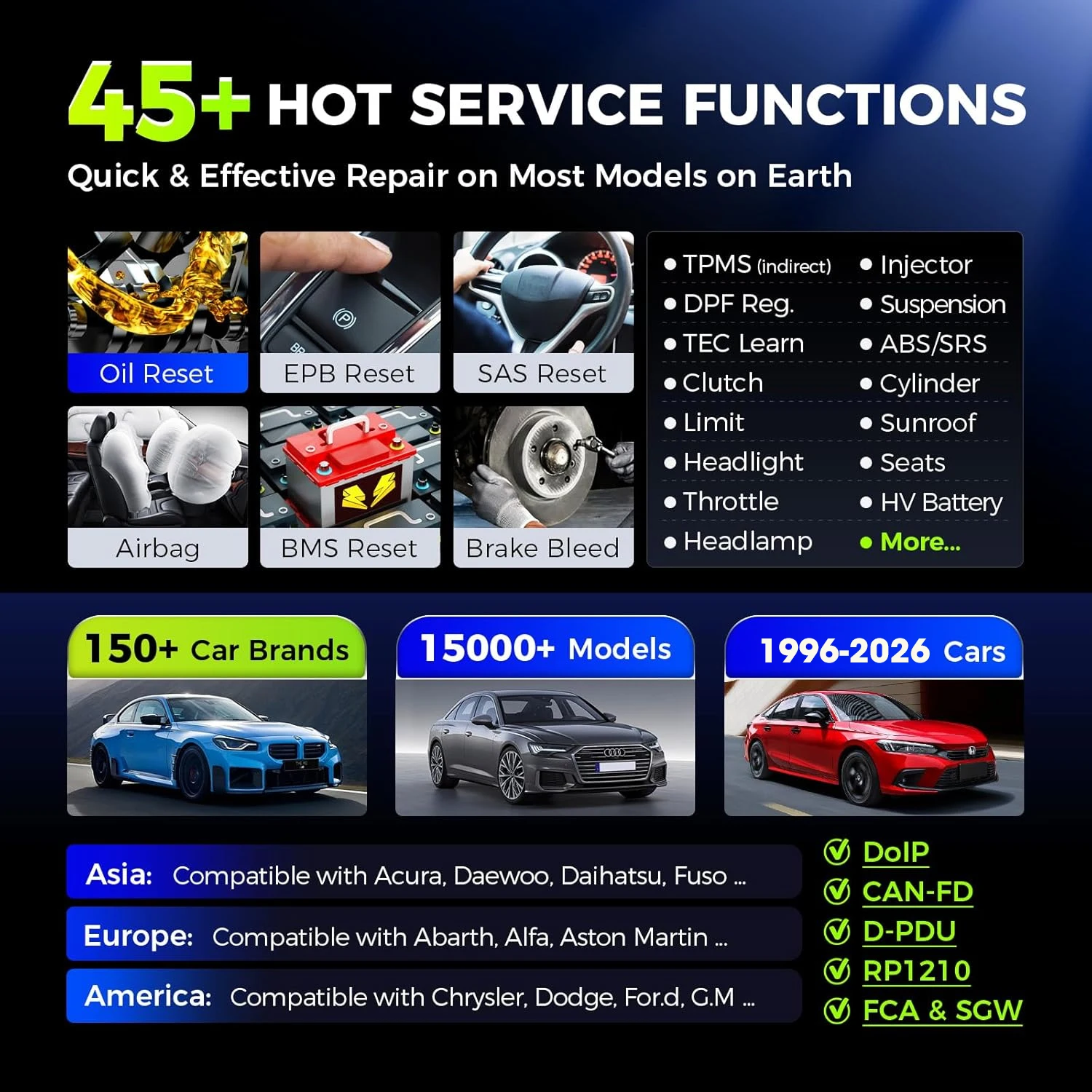 Autel Maxisys Elite II Pro Car Diagnostics Tool J2534 ECU Programming ECU Coding Motor TruSpeed CAN FD/DoIP PK MK908P Elite 2