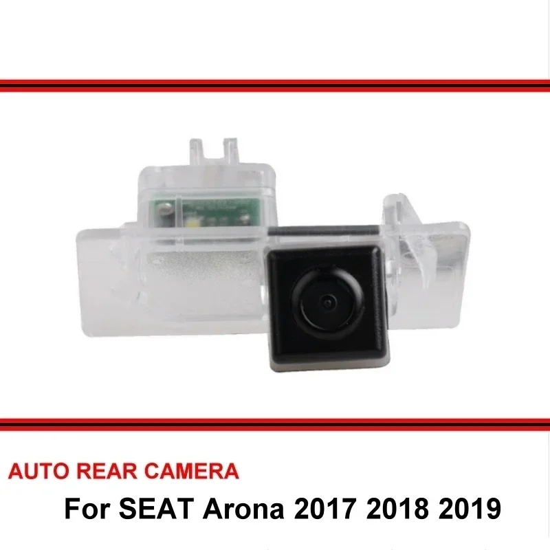 Fisheye SONY For SEAT Arona 2017 2018 2019 Car Rear View Camera reverse Backup Parking Camera LED Night Vision Wide Angle