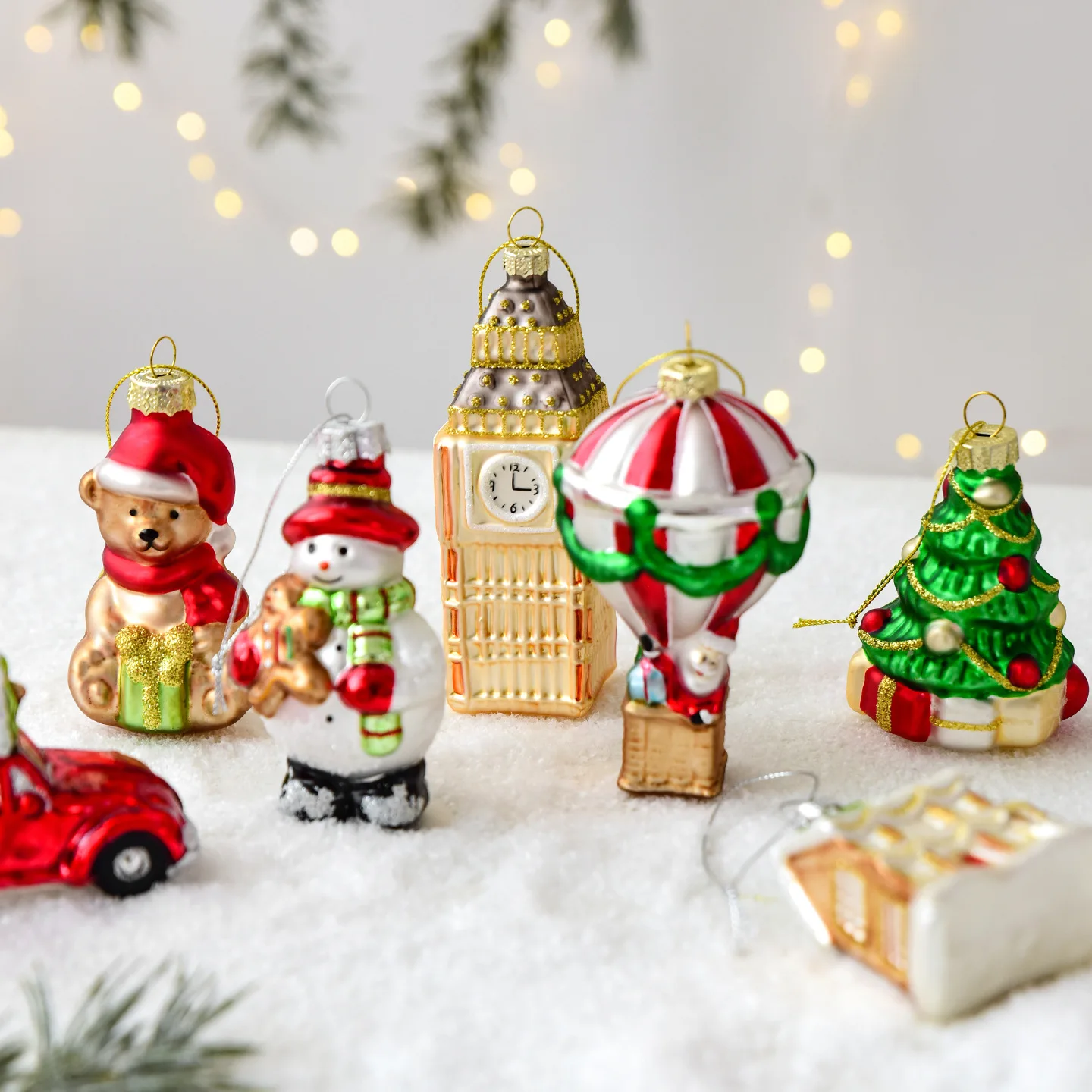 

Vintage 3D Christmas Tree Ornament Bell Resin Pendant Adornos Navidad 2025 Christmas Supplies