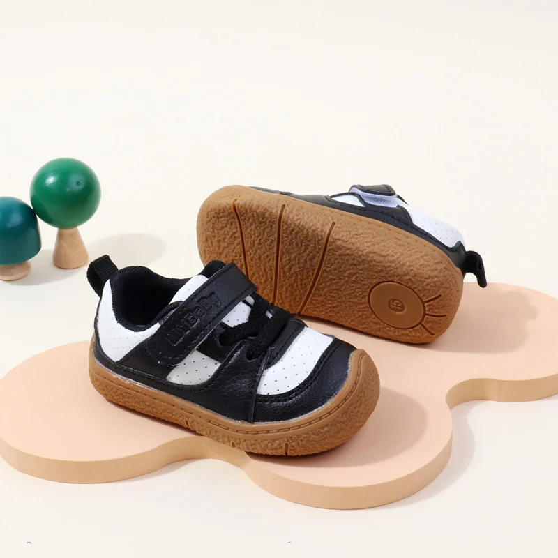 Babyschuhe, hochwertiges Kleinkind, 1–5 Jahre, Gummisohle, rutschfest, weiches PU, für Jungen und Mädchen, Frühlings- und Herbststil, Ooydoor BM06 – Detail 9