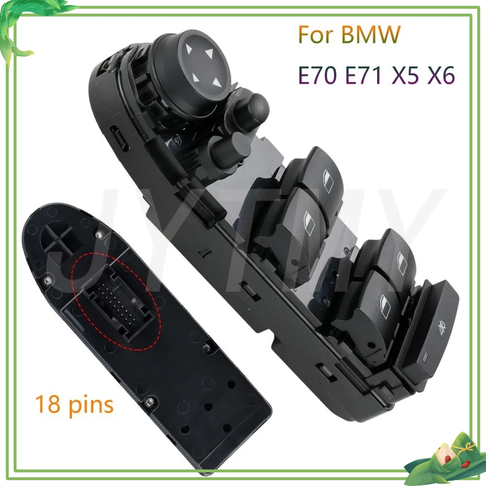 

For BMW E70 E71 X5 X6 2007-2013 Front Left Electric Power Window Control Switch Glass Lifter Regulatro Button Car Accessories