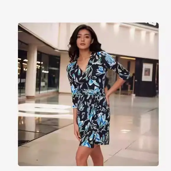 Ele Blue Tulip Prin…